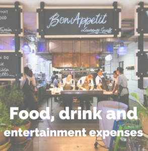 Food, Drink & Entertainment Expenses